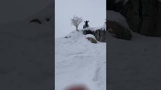 15 foot drop on skis