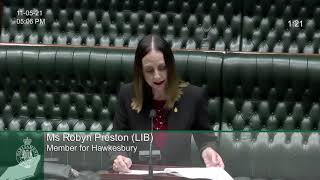 Building for a Post COVID economy - Robyn Preston MP