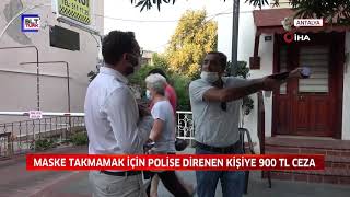 ALANYA’DA KAYMAKAM ÜRKMEZER MASKE DENETİMİ YAPTI