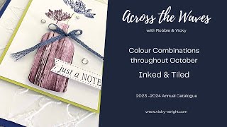 #198 | Stampin' Up! | Inked & Tiled | Colour Combination 3