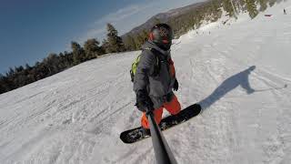 Big Bear 3-23-19 - Last run of the day!