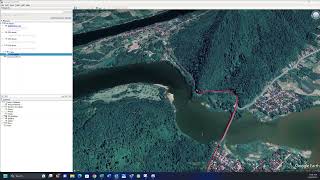 Vienntiane to Sepon Animation from google Earth