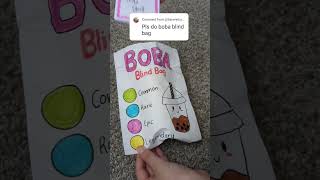 Boba blind bag #ideas #diy #blindbag #asmr #fun