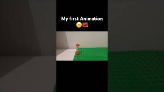 Lego First animation🧱🙂 #lego #animation #stop #stopmotion #monton #studio studio