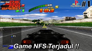 Main Balapan Need For Speed Jadul PS1 Layar Fullscreen - The Need For Speed #1 Lamborghini Diablo