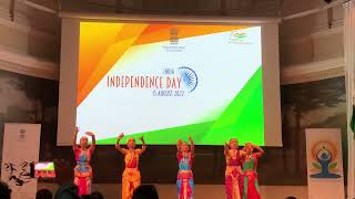 Bharathanatyam Dance at India Independence Day @75 years Celebrations at Stockholm, Sweden