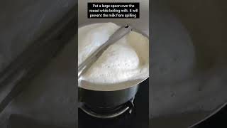 How to prevent milk from spilling over while boiling//Home hacks//Quick tips//DIY//Easy//Smart ideas