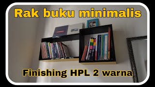 Membuat rak buku minimalis