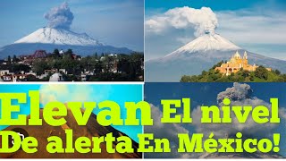 Sobrevuela un dron militar en México Popocatépetl autoridades monitorean volcán