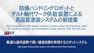 【安川電機】最適な塗布姿勢で高い塗装品質を実現するロボットシステム -iREX 2019