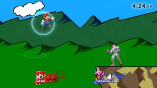 Mario VS Captain Falcon - Super Smash Bros. For Wii U - For Glory - 2017