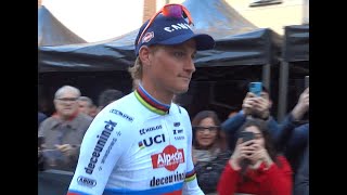 MATHIEU VAN DER POEL at the start of MILANO-SANREMO 2024