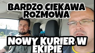 Uczę skanera nowego kolegę* wymiana spostrzeżeń  Praca kuriera