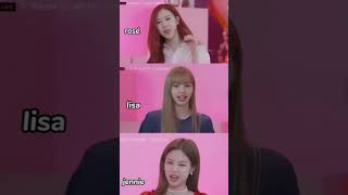 One person imitates another's voice. 😅#jisoo #jennie #rosé #lisa #blackpink