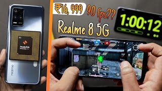 Realme 8 5G PUBG Test 🔥 Heating, Max Graphics, FPS Meter 😍 Dimensity 700 Impressive!