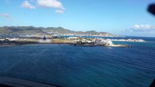 Landing at St  Marteen