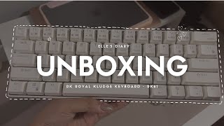 Royal Kludge RK61 Unboxing - Best Budget keyboard for beginners #keyboardasmr