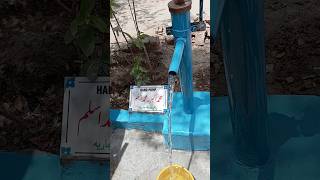 donate hand pump for poor family ) { my real work } #foryou #waterpump #handwaterpump #comedy