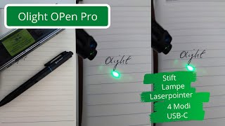 Olight OPen Pro - Unboxing, Erstkontakt, Review - Was kann der kleine Stift samt LED und Laser?