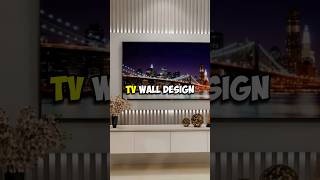 TV Wall Design: USE Wood Fluted Accent wall #interiordesign