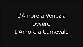 Canzone "Amore a Venezia", solo audio (testo Barina, musica Giori)