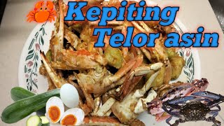 Resep 🦀 kepiting goreng telur Asin yang super enak