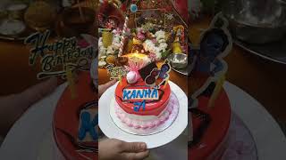 Happy B'day Kanha ji 🎂🎉💐🎊 #krishna #radhakrishna #birthday #birthdaycake