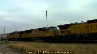 AMTK, BNSF, UP & DGNO trains at Dallas, Tx. 12/23/2011 ©