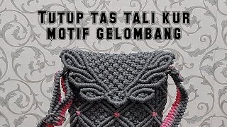 Cara Membuat Tutup Tas Motif Gelombang dari Tali Kur (Part 1 / 3) | Oemah Kreasi