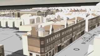 London Evolution animated in 4D: Hackney sample (1750-Today)