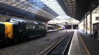 55022 Deltic convoy Huddersfield