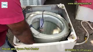 How to Repair Decayed Washing Machine?  දිරාපත් වූ රෙදි සෝදන යන්ත්‍ර අලුත්වැඩියාව