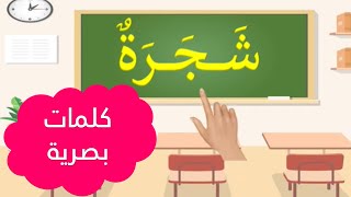 الكلمات البصرية 📖📖للأسبوع 3 الوحدة 1 كتابي في اللغة العربية المستوى الأول