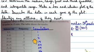 MDM4U - 6.2 Measures of Spread