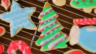 Decorating Christmas Sugar Cookies! | 12 Days of Xmas Baking | sweetco0kiepie