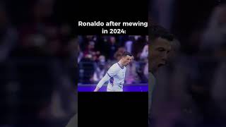 Ronaldo's Mewing Streak #football #funny