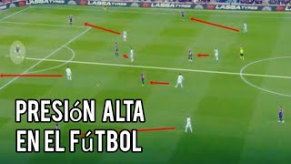 Presión Alta en el Fútbol ⚽ ( 3 Objetivos Fundamentales)