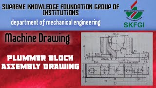 PLUMMER BLOCK ASSEMBLY DRAWING