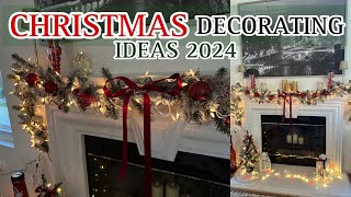 CHRISTMAS DECORATING IDEAS | Mantel | 2024