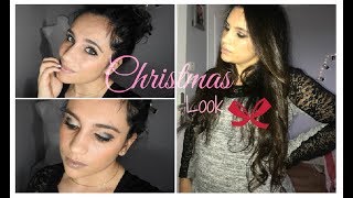 LOOK COMPLET POUR NOËL « make up, coiffure, tenue »