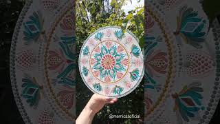 #mandala #pontilhismo #arteespiritual #art #decoração #arteterapia #dotmandala #meditacao #yoga