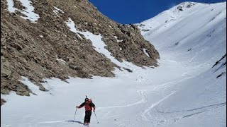 Skiing Mount Oxford 14,106’ and Mount Belford 14,203’ 5/19/24