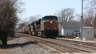 CSX Freights on the Indy Line - 3/21/21