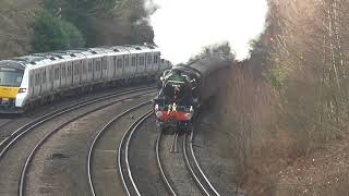 Black Five 44871 on Cathedrals Express on 21st December 2018