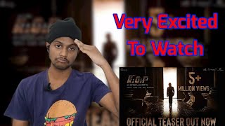 KGF Chapter2 TEASER | Yash | Sanjay Duttv| Raveena Tandon | Srinidhi Shetty|Prashanth Neel| Reaction