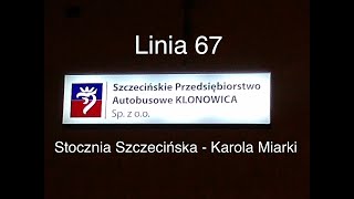 Szczecin w SPA-K czyli autobusem po Szczecinie - linia 67 (Stocznia Szczecińska -  Miarki) #1894