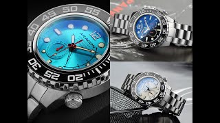 Review Divemaster 4 Power Reserve: SII NE20 or NE57 Power Reserve, Ceramic Bezel, Sapphire Crystal