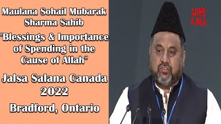 Jalsa Salana Canada 2022 DAY 2 | Sohail Mubarak Sharma Sahib