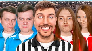 MRBEAST: 100 Близнецов Борются За $250,000! - Реакция