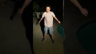 Teen Swings His Arms Like A Helicopter